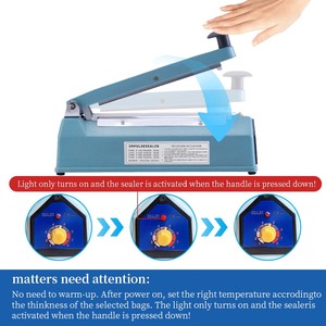 Venta caliente de fábrica directa de impulso eléctrico Pfs 200 máquina de sellado térmico Manual sellador de presión manual con <span class=keywords><strong>pistola</strong></span> retráctil - Product Image 3