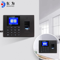 Machine de pointage d'absences par empreinte digitale, téléchargement USB, autonome, rapport SSR, écran couleur pour le contrôle d'accès au bureau et à l'école