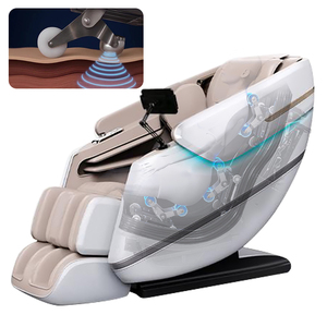 Sillón de Masaje de Lujo con Ondas de Sonido Inteligentes 4D, Manipulador con Cable, Brazo Mecánico Manual, Masaje Corporal Completo, Bluetooth, Compresa Caliente, Control por Voz - Product Image 1