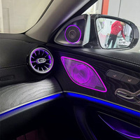 Éclairage d'ambiance pour Mercedes CLS W257 C257 4D : Cache-haut-parleur rotatif lumineux pour grille d'aération, amélioration de l'éclairage intérieur