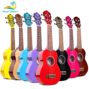 <span class=keywords><strong>Ukelele</strong></span> Soprano de Madera Real para Principiantes, Instrumento Musical al por Mayor, Regalo de Navidad, Guitarra Infantil - Product Image 1