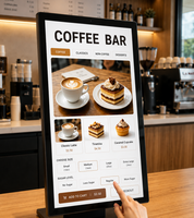 Dispositivo Todo en Uno Android RK3568 de 21.5 Pulgadas con Pantalla Táctil para Cafeterías, Centros Comerciales, Publicidad Personalizable