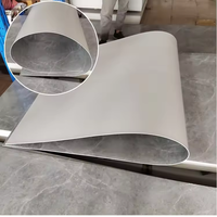 Panneaux muraux décoratifs en marbre PVC imperméables et non toxiques, taille personnalisée, épaisseur 2 mm à 5 mm, service de découpe de feuilles en plastique