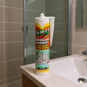 Camon Eurosan Bianco Silicone 280 ml Blanc pour usage sanitaire - Product Image 2