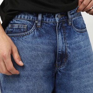 Shorts en jean amples pour hommes, coupe décontractée, style streetwear d'été, avec détails poches, jambes larges - Product Image 3