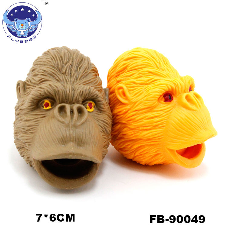 Squishy Colorful Glitter Jelly Water Bead Stress Relief Gorilla Animal Pressure Balls Grape Pull Stretch Relief Squishy Ball