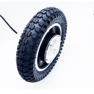 12インチアンチスキッドランフラット車椅子ロジスティクス輸送車両<span class=keywords><strong>DC</strong></span>ブラシレスハブ電磁ブレーキモーターファン用 - Product Image 6