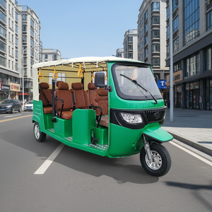 Tricycle électrique homologué pour la route, conforme aux normes CEE pour le marché européen - 100% électrique, 3 roues, taxi-tricycle avec 6 passagers et plus de 1000W de puissance - Product Image 4