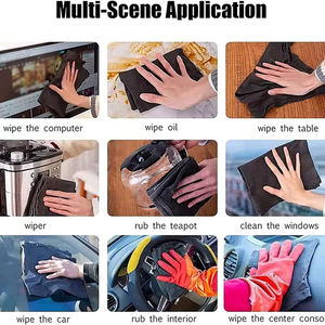 Paño de Limpieza Mágico Engrosado, Sin Marcas de Agua, Paño de Limpieza para Vidrio Reutilizable, Paño de Limpieza para Ventanas, <span class=keywords><strong>Trapo</strong></span> de Cocina - Product Image 5
