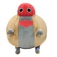 Poupée en peluche Fat Jason Todd & pour le marché international, avec rembourrage en coton PP, design rond