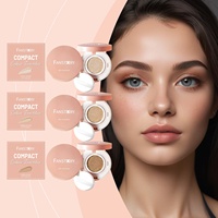 Populaire personnalisé marque privée acide hyaluronique vitamine E éclaircir la peau ferme hydrater imperméable coussin d'air fond de teint maquillage