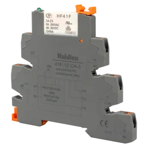 Naidian HF41F-012-ZS Base 12vdc mini power relay 24v Relay Ultra-thin Module