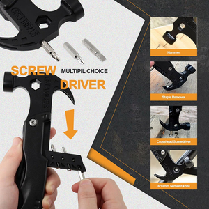 Chất lượng cao thép không gỉ đa chức năng Công Cụ Kìm cắm trại ngoài trời Survival Multitool Claw búa - Product Image 4