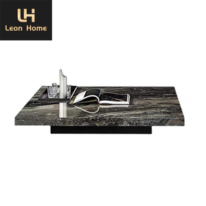 Mesa de Diseño Italiano con Bandeja, Mesa de <span class=keywords><strong>Centro</strong></span> Cuadrada con Tapa de Mármol para la Sala de Estar, Mesa de <span class=keywords><strong>Centro</strong></span> de Mármol Foshan - Product Image 6