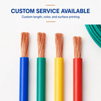 Câble électrique IEC 60227-3 à un seul conducteur en cuivre toronné isolé en PVC RV 450 750V pour câblage interne
