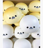 KQSHUO Hachimi Big Seal Mochi Squishy Toy en TPR, style dessin animé, impression numérique, super doux, à remontée lente, à presser
