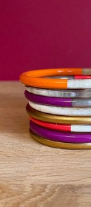 Luxury Artisan Women's Eco-Friendly Trendy Horn Wide <b>Bangle</b> <b>Bracelet</b> Handmade Fashion Jewelry for Wedding & Party at Low Price - Product Image 5