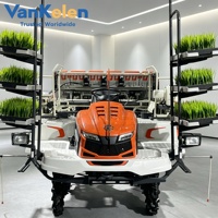 Transplanteur de riz en gros haute productivité, machine de plantation de riz multi-rangs pour l'agriculture