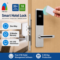 Cerradura Inteligente Impermeable de Aleación de Zinc para Puerta de Madera de Habitación de Hotel, Cerradura Electrónica con Tarjeta RFID de 70 mm