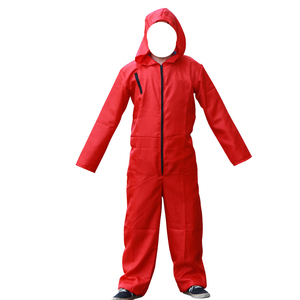 Disfraz <span class=keywords><strong>de</strong></span> Casa <span class=keywords><strong>de</strong></span> Cartas para Adultos, Mono Rojo con Máscara, para Cosplay y Actuaciones Escénicas - Product Image 6