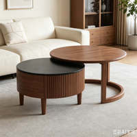 Ensemble de tables basses en bois décoratives, modernes, durables et écologiques, conçues pour les salons et les petits appartements, meubles pour la maison