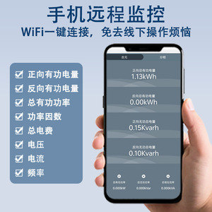 E-Meter Single Phase Wifi Smart Energy Meter Lcd Display Class 2.0 Accuracy With Mobile App Control - Product Image 4