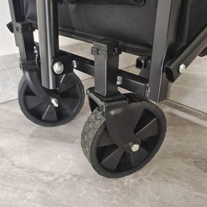 उच्च गुणवत्ता वाली मिनी आउटडोर शिविर बच्चों वैगन भंडारण खरीदारी ट्रॉली ढहने वाली वैगन - Product Image 6