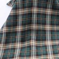 WI-B12-98228 Textiles 100% Polyester Vert Imprimé Tissu Tissé de Poids Moyen en Laine de Pêche pour Chemises Robes Vêtements