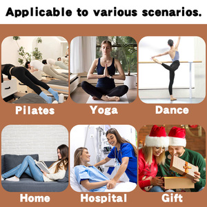 Wholesale Custom Pilates Grip <b>Socks</b> for Women Non Slip Cotton Yoga <b>Socks</b> with Logo Packaging Private Label <b>Socks</b> High Quality - Product Image 6