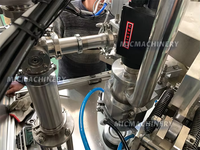 Machine automatique de remplissage et de scellage de tubes rotative, 40-50 BPM, haute vitesse, 25-250 ml, pour dentifrice, crèmes cosmétiques