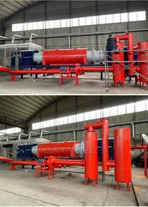 Four de carbonisation continu de coquille de noix de coco de cosse de riz de biomasse de rendement élevé - Product Image 2