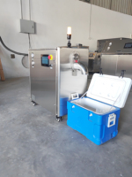 Machine professionnelle de fabrication de glace sèche au dioxyde de carbone Bloc de glace sèche faisant la machine pour l'industrie