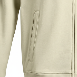 Ropa de invierno para hombre, Sudadera con capucha y cremallera de peso pesado de 400gsm, sudaderas con capucha bordadas de gran tamaño personalizadas para hombres - Product Image 1