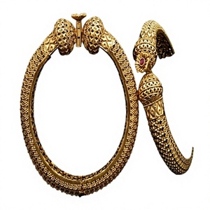 Éclat Étonnant : Bracelets Ouvertables en Or Plaqué de Qualité Supérieure avec Moissanite, Deux Pièces, pour Femme, Idéal pour Mariage - Product Image 2
