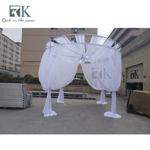 Decoración Elegante para Bodas con Doble Tubo Redondo y Kit de Tubos Portátiles para Pista de Baile - Product Image 5