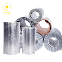 Rouleau de barrière vapeur en mousse XPE épaissie, résistant à la chaleur et à l'humidité, avec feuille d'aluminium