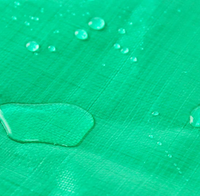 Bâche en PE enduite de poids moyen avec effet rafraîchissant 10-15, imperméable, style uni, pour utilisation en extérieur comme abri d'ombrage