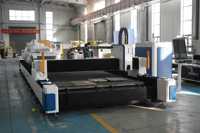 12*3M mesin industri berat ukuran besar Jinan serat Laser mesin pemotong logam harga