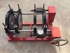 Saldatrice manuale per tubi in HDPE da 63-160 mm con azionamento a bullone e 2 morsetti terminali - Product Image 4