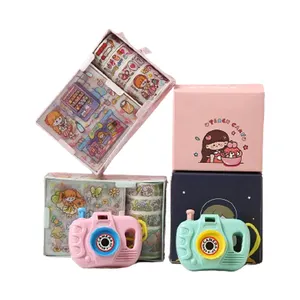 Promotional Kids Stationery Gift Set Pen Holder Towel Cute Sticker Student Set For Business