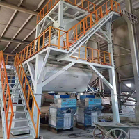 Ligne de production de mortier la plus vendue CE ISO 10-25T/H, usine de production de carreaux, mélangeur de poudre automatique pour usine de matériaux de construction