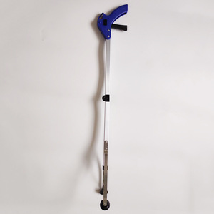 Sanitation folding garbage picker, trash <b>clip</b>, household aluminum alloy sanitary <b>clip</b>, stainless steel object retriever - Product Image 3