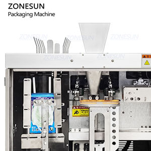 Máquina de embalaje de sellado de alimentación de bolsas de plástico Doypack prefabricadas multifunción automática ZONESUN - Product Image 6