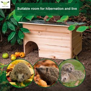 Maison de hérisson résistante aux intempéries 'Hut' Kit de construction Hôtel hérisson de jardin avec toit résistant aux intempéries Maisons et meubles pour animaux de compagnie - Product Image 5