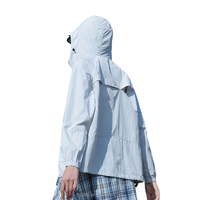 Veste de sport d'été unisexe légère coupe-vent softshell imperméable à séchage rapide protection UV respirante à manches longues