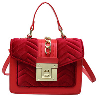 Sacs à main de luxe de marques de créateurs, sacs à main en velours pour l'automne, sacs à main pour femmes, sacs à main en cuir