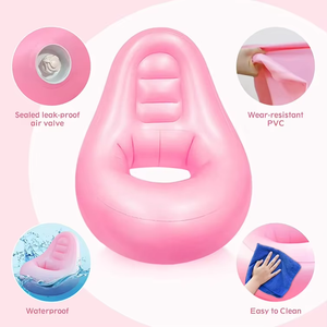 Fabricantes De Sofás De Jardim Personalizado Sofá Inflável Estilo Preguiçoso Pvc Sala De Estar Cadeira <span class=keywords><strong>Set</strong></span> Sofá Inflável Confortável <span class=keywords><strong>Set</strong></span> - Product Image 6