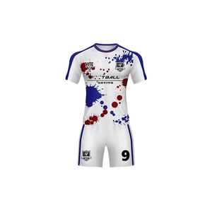 Fußball uniformen Sets für Männer Fußball uniform Fußball trikots für Männer Weiße Farbe Fußball uniform - Product Image 2