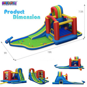 Castillo Inflable al por Mayor para Niños, Zona <span class=keywords><strong>de</strong></span> Juegos Interior, 3.2mx3mx2.5m, 300 kg, Certificado CE para EE. UU. - Product Image 5