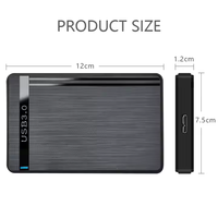 Estuche HDD de estado sólido SSD de 2,5 pulgadas SATA sin herramientas Micro interfaz USB 3,0 caja móvil de disco duro externa